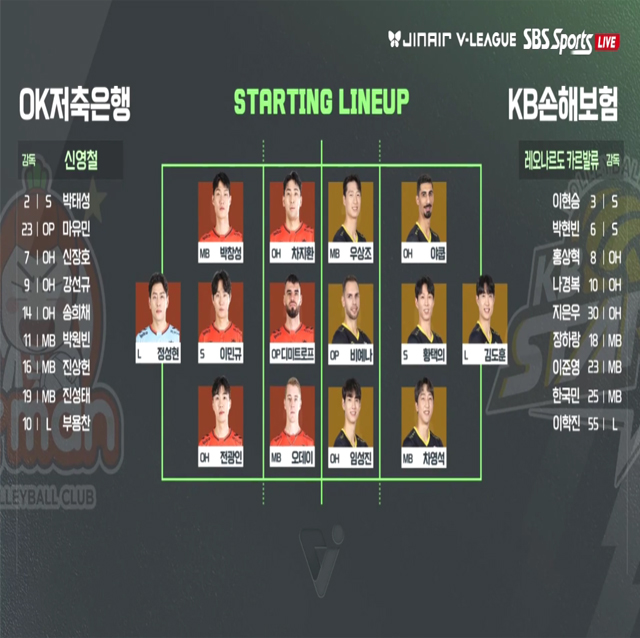 [25-26 V리그 11월 18일] vs KB손해보험 하이라이트 영상